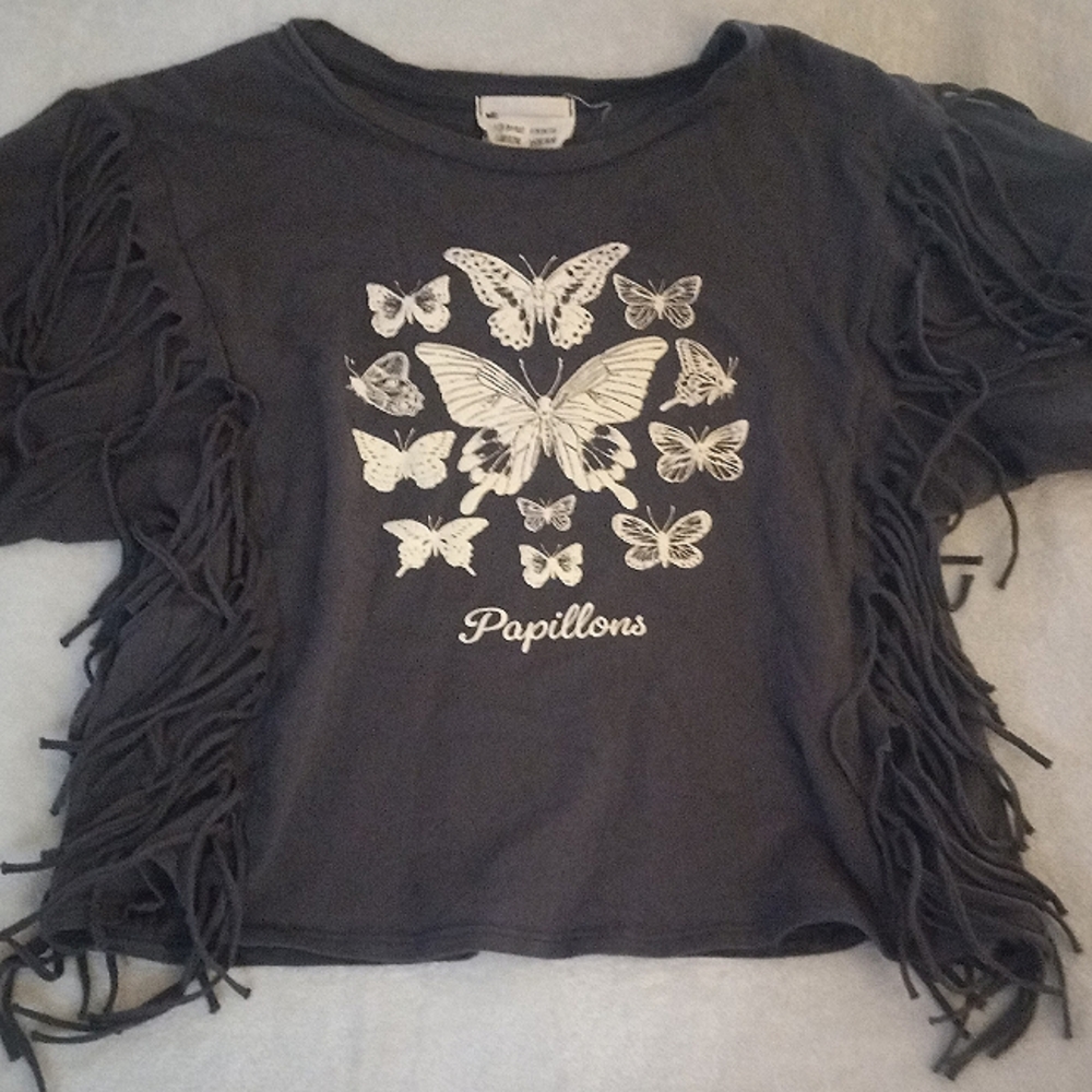 French Pastry Papillon crop top